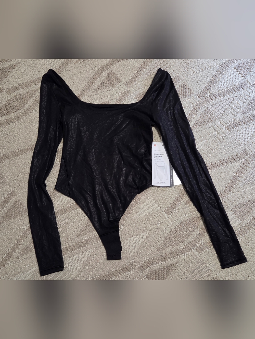 Lululemon bodvsuit Wundermost Nulu square neck long sleeve XS BRAND NEW W TAGS - Picture 5 of 12